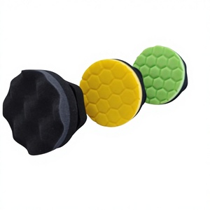 Ensemble d'éponges à cire pour voiture portables |   Applicateur anti-rayures pour peinture automobile, cuir et pneus en caoutchouc - Product Image 1