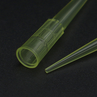 Embouts de pipette jaunes universels 200ul médicaux de laboratoire en gros embout de pipette 200ul jetable pour pipette Gilson