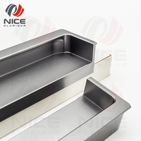 Profilé en aluminium polyvalent pour poignées CNC pour tiroirs de cuisine, commodes, salons, bars à domicile et hôtels