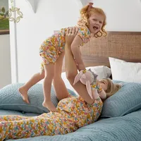 Pijama de algodón orgánico a juego para Familia, pijama de perros ecológico a juego