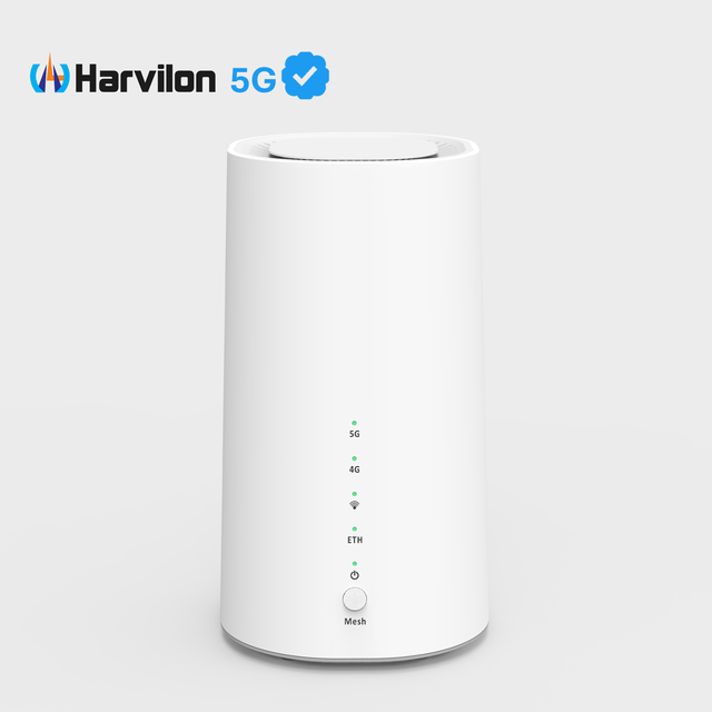 Unlocked 5G Indoor CPE Router AX1800 WiFi Wireless Broadband Mobile Hotspot with Firewall and Sim Card Support Home Use