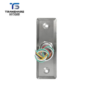 TRANSHARE S28L Factory Price Office Access Control Lock System LED Light Metal Open Door Switch 12VDC Stainless <strong>Exit</strong> Release - Product Image 4
