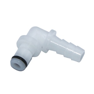 Chất lỏng/chất làm mát 90 độ khuỷu tay ống thép gai phù hợp trong dòng không valved tắt khớp nối nhanh nam chèn - Product Image 1