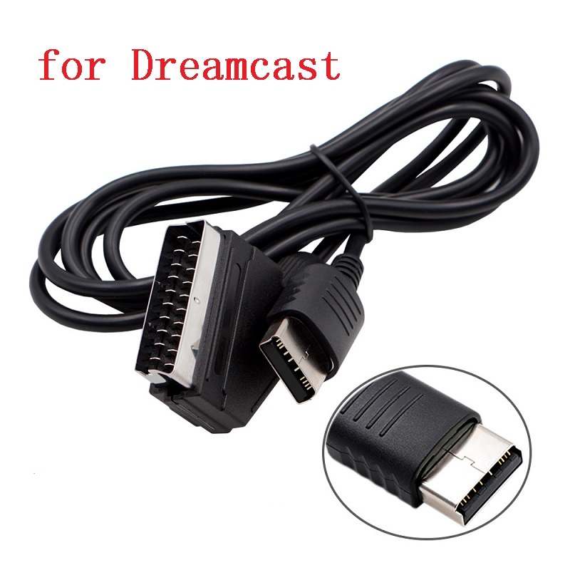 Mcbazel Scart RGB Cavo audio Cavo audio Connettore video per Sega Dreamcast Mcbazel Scart RGB Cavo audio Cavo audio Connettore video per Sega Dreamcast