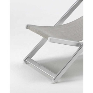 <span class=keywords><strong>Sedia</strong></span> a <span class=keywords><strong>sdraio</strong></span> in tessuto marino in alluminio per piscine hotel resort sulla spiaggia - Product Image 4
