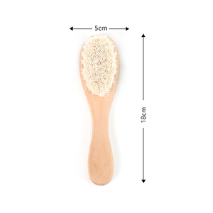 Échantillon gratuit professionnel approuvé Brosse à cheveux pour bébé en bois Peigne et ensemble de brosses pour bébé - Product Image 5