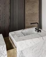 PAIA Marbre Blanc Calacatta Naturel de Luxe Exclusif, Élégant, Imperméable, Moderne, Poli, Grandes Dalles pour Îlot de Cuisine Intérieur de Villa, Garantie 1 An
