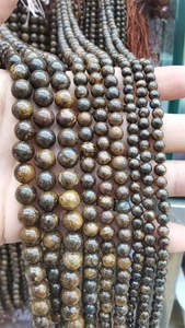 Rifornimento della fabbrica di perle di <span class=keywords><strong>Bronzite</strong></span> di pietra di colore del caffè perle di pietra rotonde 4mm-12mm per la creazione di gioielli - Product Image 6