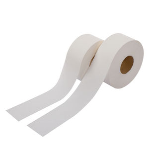 Rollo de papel higiénico Jumbo de tacto suave blanco virgen profesional de 1 capa para uso en baño o Hotel - Product Image 5