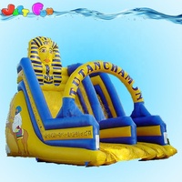Giant Cartoon Inflatable Play Center Slide for Kids