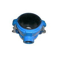 Raccord de tuyauterie en fonte ductile ISO2531 EN545, collier de serrage pour tuyauterie en PVC/PE/DI