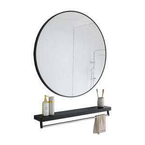 <span class=keywords><strong>Espejo</strong></span> de Pared Redondo de Vidrio Negro Moderno al por Mayor, <span class=keywords><strong>Espejo</strong></span> <span class=keywords><strong>con</strong></span> Marco para Decoración del Hogar, <span class=keywords><strong>Baño</strong></span>, Sala de Estar, <span class=keywords><strong>Espejo</strong></span> Colgante de Pared - Product Image 1