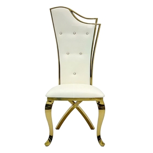 Sillas <span class=keywords><strong>de</strong></span> Hotel <span class=keywords><strong>de</strong></span> Lujo <span class=keywords><strong>de</strong></span> Acero Inoxidable <span class=keywords><strong>de</strong></span> Alta Calidad y Estilo Moderno, Sillas para Eventos, <span class=keywords><strong>Banquetes</strong></span> y Cenas al Aire Libre - Product Image 1