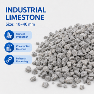 10-40mm Limestone Raw Material for Soda Ash Manufacturing Plants