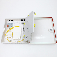 Boîtier de terminaison et de raccordement mural FTTH ODP pour 48 fibres optiques, pour extérieur
