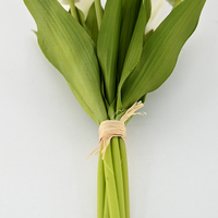 Bouquet de tulipes au toucher réel, fleurs artificielles en gros, multicolores, décoration de mariage, décoration de la maison, cadeau de la Saint-Valentin, ornement de table floral