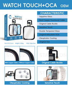 STAROZON OEM Digitalizador de pantalla táctil para Iwatch S7 S8 S9 <span class=keywords><strong>SE</strong></span> SE2 40 41 <span class=keywords><strong>44</strong></span> 45 mm Reemplazo OCA Cristal de pantalla frontal para Apple Watch - Product Image 6