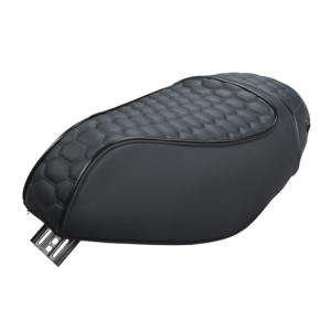 Funda de Motocicleta de Cuero Negro Napa con Patrón de Diamantes de Alta Calidad, Diseño GANE, OEM ODM, Apta para Piaggio Zip - Product Image 5