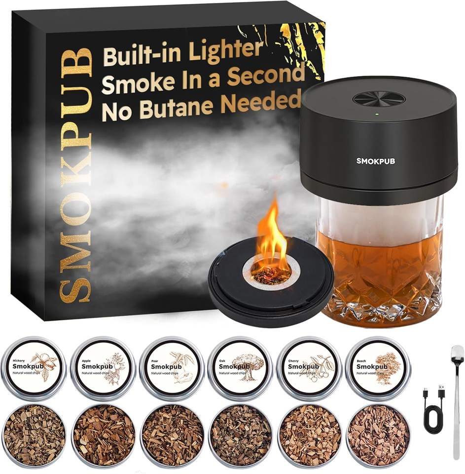 smokpub Whiskey Smoker Kit - Thumbnail 2