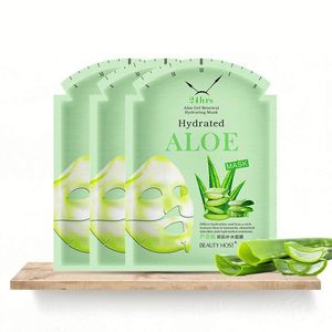 Factory Wholesale Luxury Facial Mask Skin Care Custom Anti-aging and Pore Refining Organic Skin Care Gold Aloe Snail Face Mask - Product Image 3