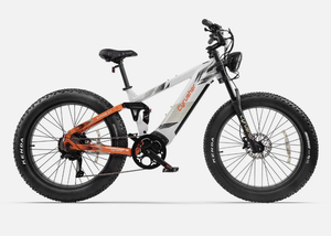 Nueva Bicicleta Eléctrica Cyrusher Ranger 2.0 Todoterreno con Suspensión de Aire, 8 Velocidades, 750W, 52V, 20AH, de Fibra de Carbono, con Pedales Ordinarios, para Carreras, EE. UU. - Product Image 5