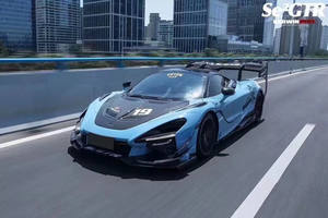 Pour <span class=keywords><strong>McLaren</strong></span> 720S Kit de carrosserie en Fiber de carbone <span class=keywords><strong>Senna</strong></span> <span class=keywords><strong>GTR</strong></span>-Style diffuseur de becquet de capot de pare-chocs avant amélioré 720S avec de nouvelles fonctionnalités - Product Image 2