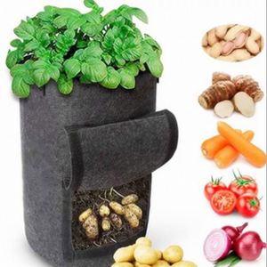 Sacs de culture en feutre pour plantes, capacité 10 gallons, pour jardin domestique, pot de pommes de terre, serre, culture de légumes, hydratation du jardin - Product Image 2