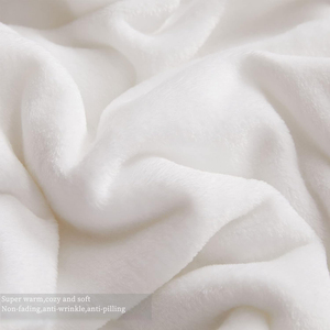 Tùy Chỉnh Lớn Mềm Mùa Hè Trắng Nữ Hoàng Kích Thước Bedsure Trắng Rực Rrỡ Polyester Lông Cừu Nữ Hoàng Kích Thước Sang Trọng Ném Chăn Cho Mùa Đông - Product Image 2