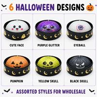 Jouet Squishy en pectine Halloween, personnages variés, anti-stress, sensoriel, pour cadeaux de fête