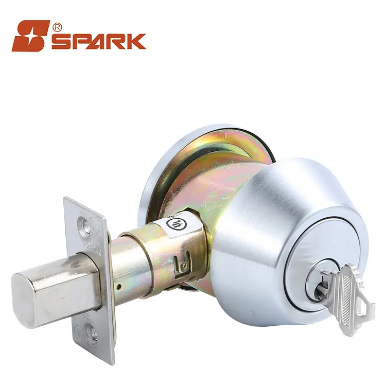 European entry knob single cylinder key control Grade 1 deadbolt door lock