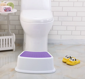 Non-Slip Plastic Kids Step Stool for <strong>Potty</strong> <strong>Training</strong>, Lightweight Toddler Foot Stool with Anti-Slip Surface - Product Image 3