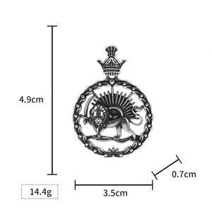 Collar de Acero Inoxidable para Hombre, Estilo Vintage, con Colgante de León Desgastado, para Fiestas Hip Hop - Product Image 5