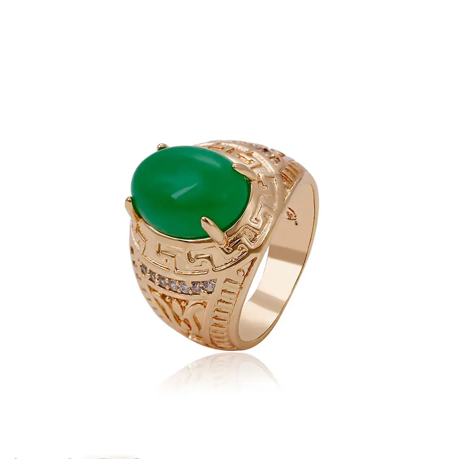 Onwear — bijoux xup en plaqué or 18K, bijoux à la mode, Noble et élégante, cristal clair, vert émeraude, plaqué or, 14672