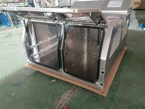 Custom 4x4 Aluminum Ute Canopy with Waterproof Dog <b>Box</b> Cage Iron Tool <b>Box</b> <b>Lockable</b> Powder Coated Outdoor <b>Storage</b> Custom Size - Product Image 2