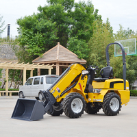 Chargeuse compacte sur pneus 4x4 China Heracles H180T avec chargeur frontal et pompe hydraulique télescopique, capacité nominale, garantie 1 an, en promotion