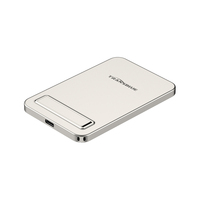 SSD magnétique portable avec support, jusqu'à 2000 Mo/s, disque SSD externe pour iPhone 15/16/17, Mac, ordinateur portable, tablette
