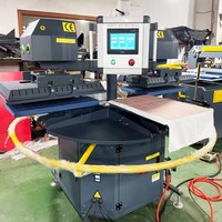 Nouvelle presse à chaud pneumatique automatique à 4 stations, type carrousel, pour l'impression numérique de t-shirts (football, 16, 24), pour transfert de vinyle DTF