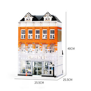 ชุดสตรีทวิวเมือง3770ชิ้นโมเดลกลิตเตอร์ตัวต่อของเล่นสำหรับเด็ก - Product Image 6