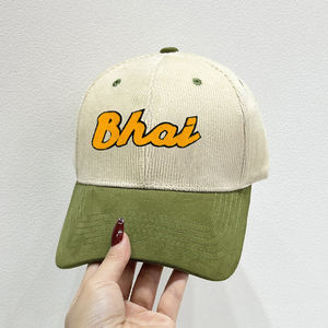 OEM Sport Extérieur Velours Côtelé Haute Qualité Vente en Gros Broderie Logo Papa Chapeau Personnalisé 6 Panneau Courbé Unisexe Gorras Casquette de Baseball - Product Image 3