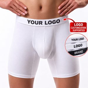 <span class=keywords><strong>Boxer</strong></span> da <span class=keywords><strong>Uomo</strong></span> Personalizzati con Logo, Taglie S-6XL, OEM, Alta Qualità, Cotone, Intimo Maschile, <span class=keywords><strong>Boxer</strong></span> Sportivi <span class=keywords><strong>Lunghi</strong></span> - Product Image 1
