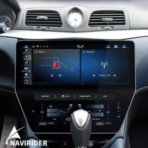 เครื่องเล่นวิดีโอมัลติมีเดียในรถยนต์สำหรับ Maserati GT 2007-2015 ระบบนำทาง GPS อัตโนมัติ หน้าจอแอนดรอยด์ 22 นิ้ว แผงควบคุมแอร์ รองรับ Carplay - Product Image 1