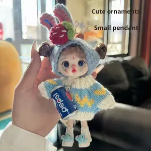 Authentic Lolifen Trendy Creative Fashion Phone <strong>Charm</strong> Glass Doll Cute Pendant Figurine Gift - Product Image 1