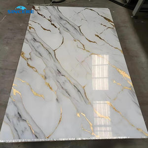 Expédition directe d'usine, échantillons gratuits disponibles. Panneaux muraux imitation marbre écologiques et résistants à l'humidité. - Product Image 2