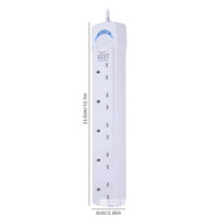 Assurance commerce extérieur moyen-orient arabie saoudite SASO norme britannique prise britannique USB prise de multiprise en plastique écologique