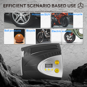Richtek-Inflador portátil de 12V CC para neumáticos de coche, máquina infladora de neumáticos, bomba de aire, compresor de aire para neumáticos de coche, infladores de neumáticos fáciles de usar - Product Image 2