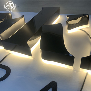 Letras de Canal LED Retroiluminadas Personalizadas, Letrero de Acero Inoxidable 3D Iluminado para Logotipo de Tienda, Spa, Salón de Belleza, Hotel, Comercio - Product Image 5