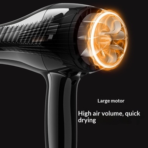 Nuevo Secador de Pelo de Alta Potencia de 1200W con Luz Azul y 3 Velocidades, Aire Frío/Caliente para Uso Doméstico, Peluquerías y Hoteles - Product Image 3
