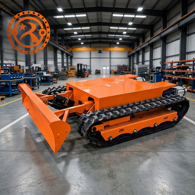 XINGRUI Remote Control Electric Rubber Tracked Crawler Chassis Battery Mobile Robot Platform 3000kg Load Capacity ISO CE