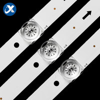 Bande LED de rétroéclairage pour téléviseur 50 pouces 6V 2W universelle, barre LED de remplacement pour réparation de téléviseur LCD