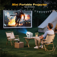 Topleo Projecteur Portable Android 13, Mini Projecteur Certifié avec Auto Focus 4K HD 1080p, Projecteur à Courte Focale Intelligent